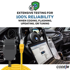 Reloot durable CAT5e Ethernet cable for professional BMW coding
