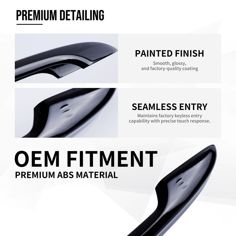 Reltvo CR-V front handle cover, glossy finish adds sleek durability