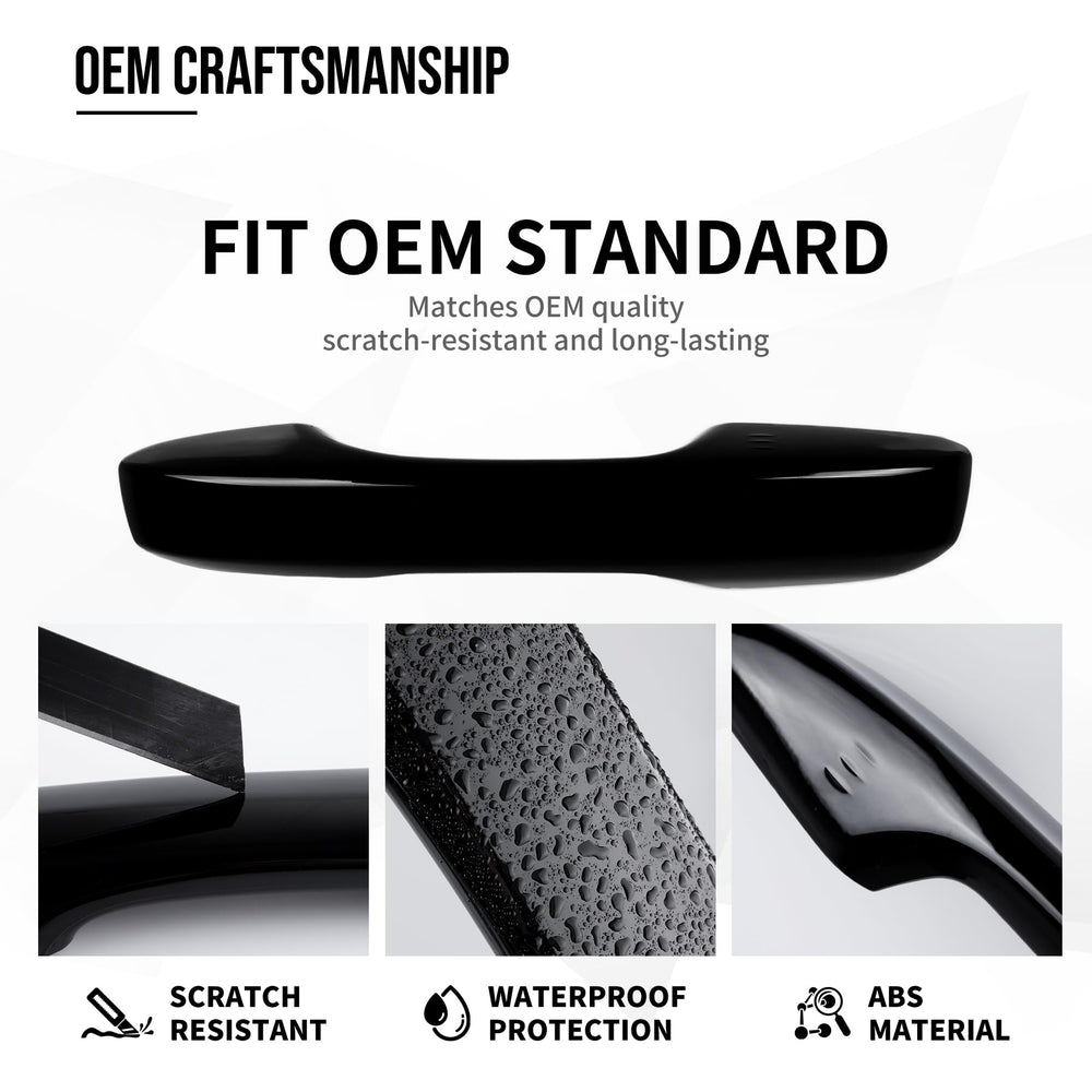 Reltvo HR-V front handle cover, scratch-resistant ABS for weatherproof style