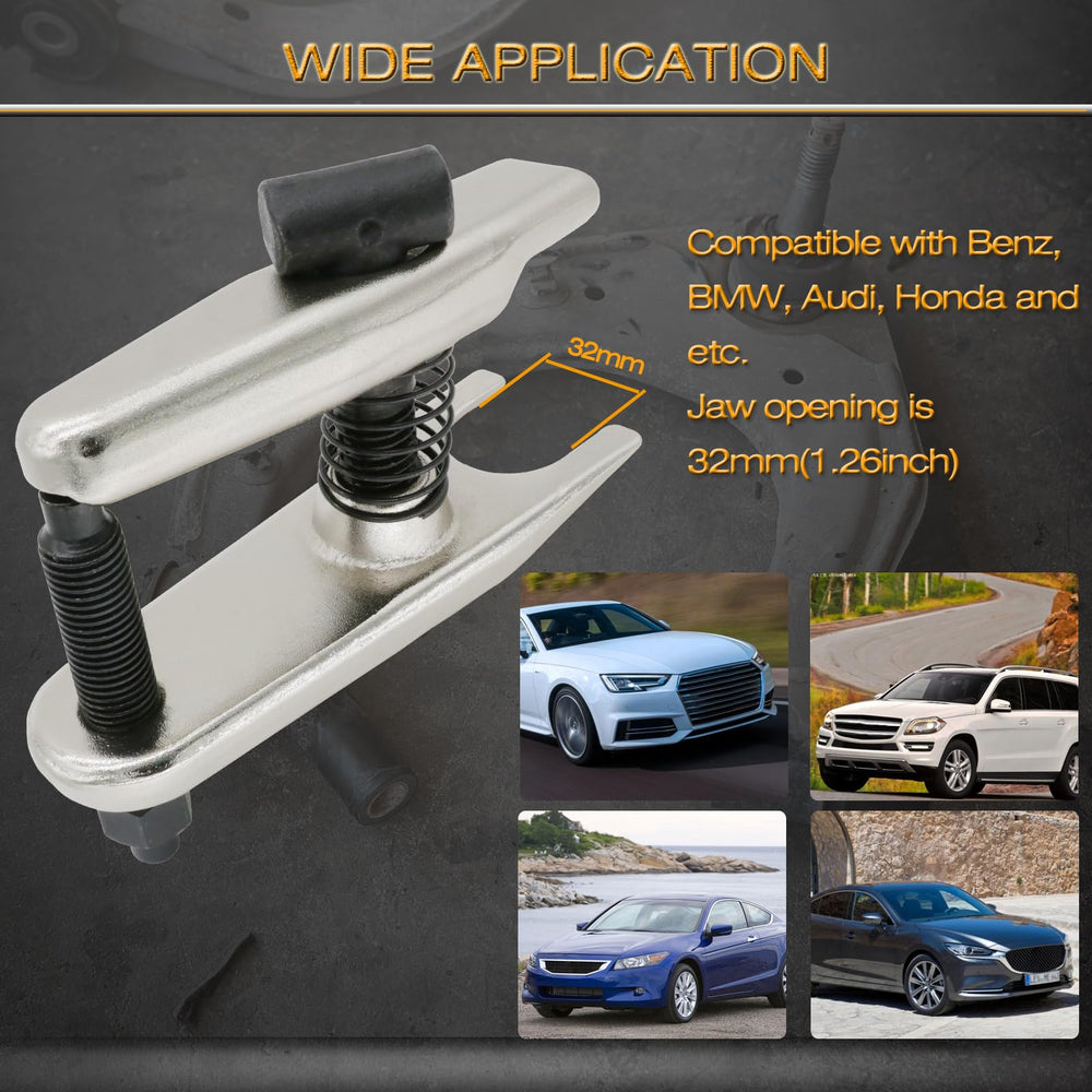 ReluxGo adjustable-height ball joint separator for versatile vehicle fit.