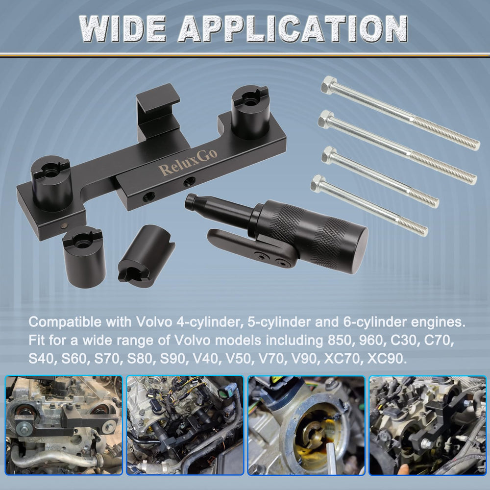 ReluxGo bolts and camshaft extensions kit for Volvo timing