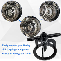 ReluxGo clutch compressor aids disassembly of clutch accessories.