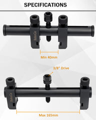 ReluxGo crankshaft-alternator-water-pump pulley remover enabling multi-application use