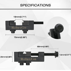 ReluxGo dust boot clamp tool provides secure installation with smooth screw action.