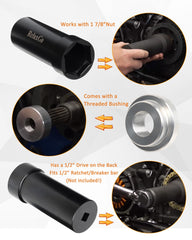 ReluxGo Harley pulley locknut removal tool enables safe, damage-free installation.