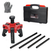 ReluxGo Harmonic Balancer Puller 3jaw demonstrates secure grip for damper removal.
