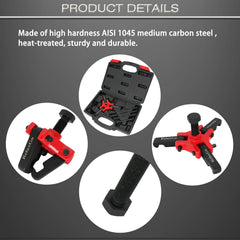 ReluxGo Harmonic Balancer Puller gloves protect hands during use.
