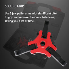 ReluxGo Harmonic Balancer Puller in-engine use shows easy access.