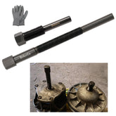 ReluxGo Polaris primary clutch puller in use showing smooth clutch engagement and reduced risk of thread damage
