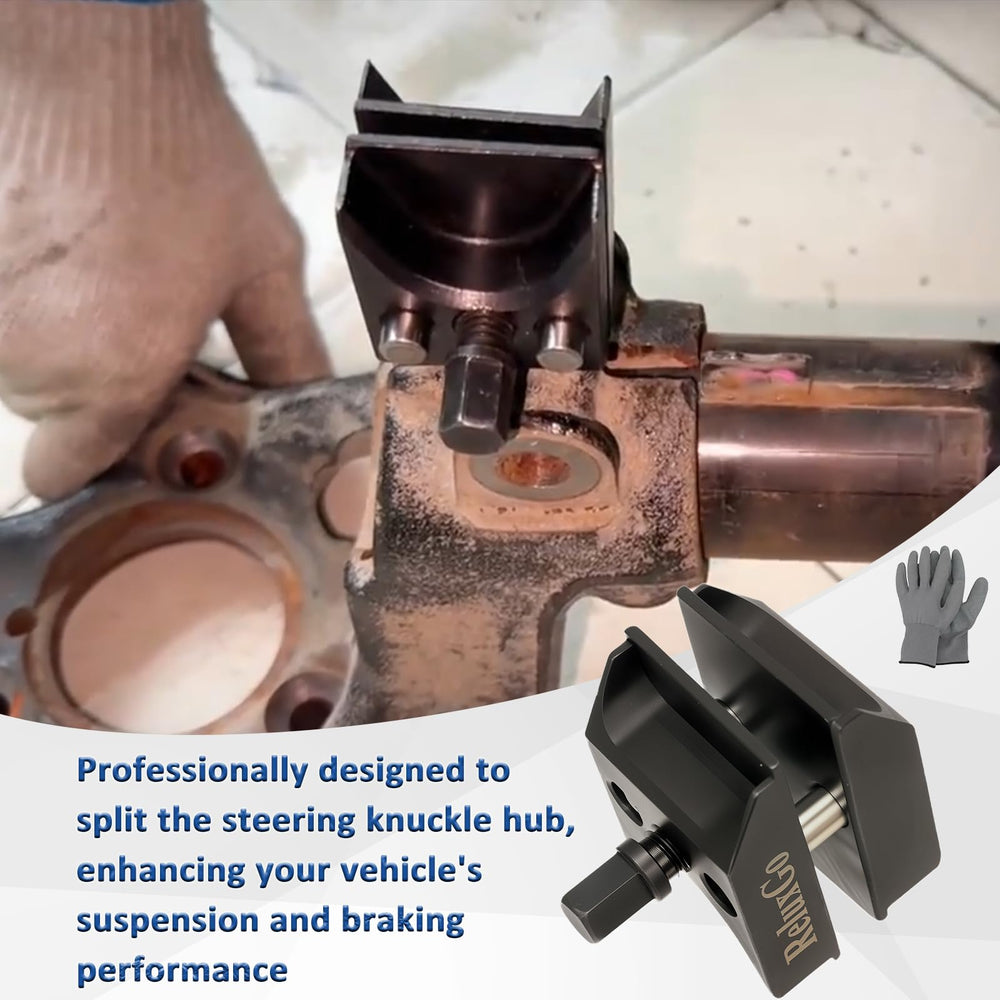 ReluxGo split hub tool performing precise hub separation