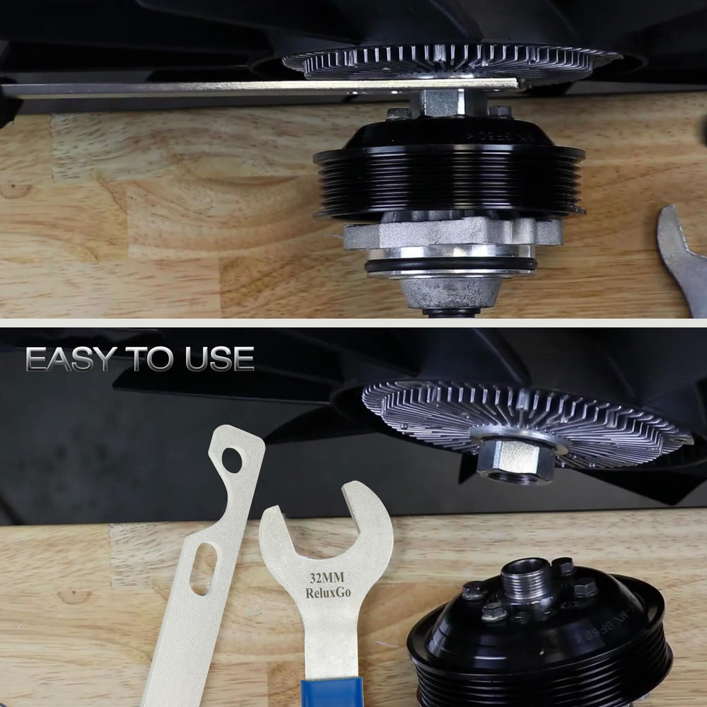 ReluxGo water pump pulley holder 36mm supports pulley during loosening.