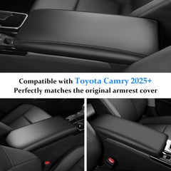 REMOCH armrest lid-protector reduces scratches and wear on Camry console.