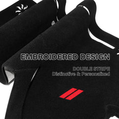 REMOCH dash cover showcasing sunshade and UV protection for Charger interior.