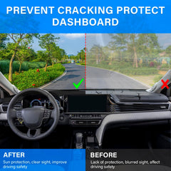 REMOCH dash cover installs without glue for quick customization and clean dashboard.