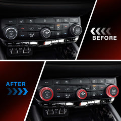 REMOCH red dustproof edge knob cover protects wear and debris.