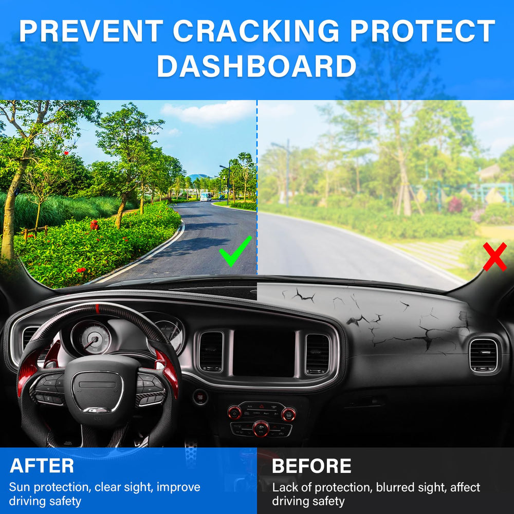REMOCH eco-friendly felt dash pad resists fading and odors.