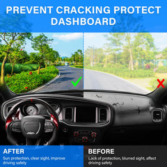 REMOCH eco-friendly felt dash pad resists fading and odors.