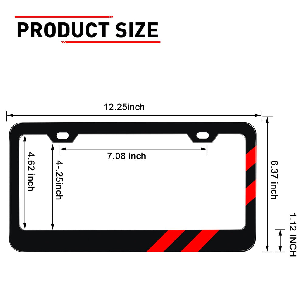 REMOCH matte finish frames with red accent upgrade Dodge Charger appearance.