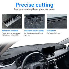 REMOCH Rav4 dash cover protects dashboard from heat and sun damage.