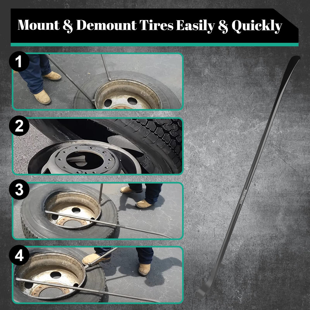 Rendasun 34645 tire demount end enables smooth bead release.