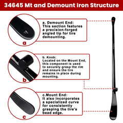 Rendasun 30in tire spoon designed for damage-free tire-rim sliding