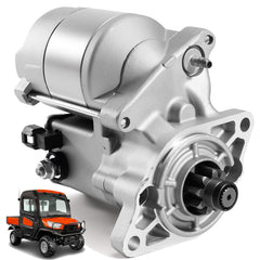 Rendrox 410-52310 12V starter motor for Kubota RTV1100, compact unit for quick starts.