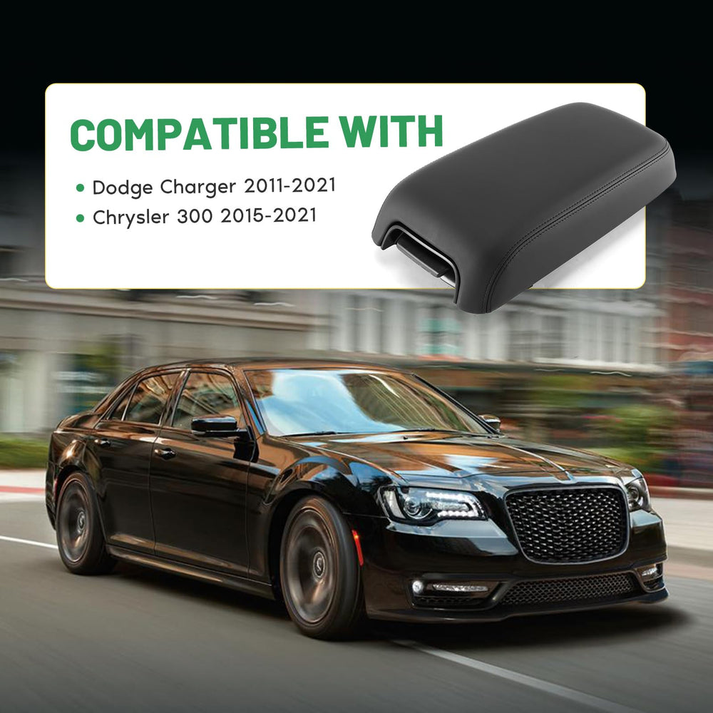 Rendrox armrest lid for Chrysler 300 2015-2021 with easy OEM fit