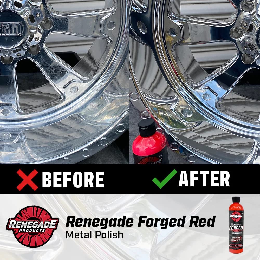 Renegade Forged Red hand-application enables professional results without tools.