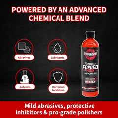 Renegade Forged Red ideal for ongoing maintenance on polished wheels and trim.