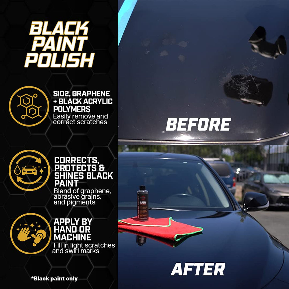 Renegade Graphene Ceramic Black Paint Polish tube shows compact packaging for easy use.
