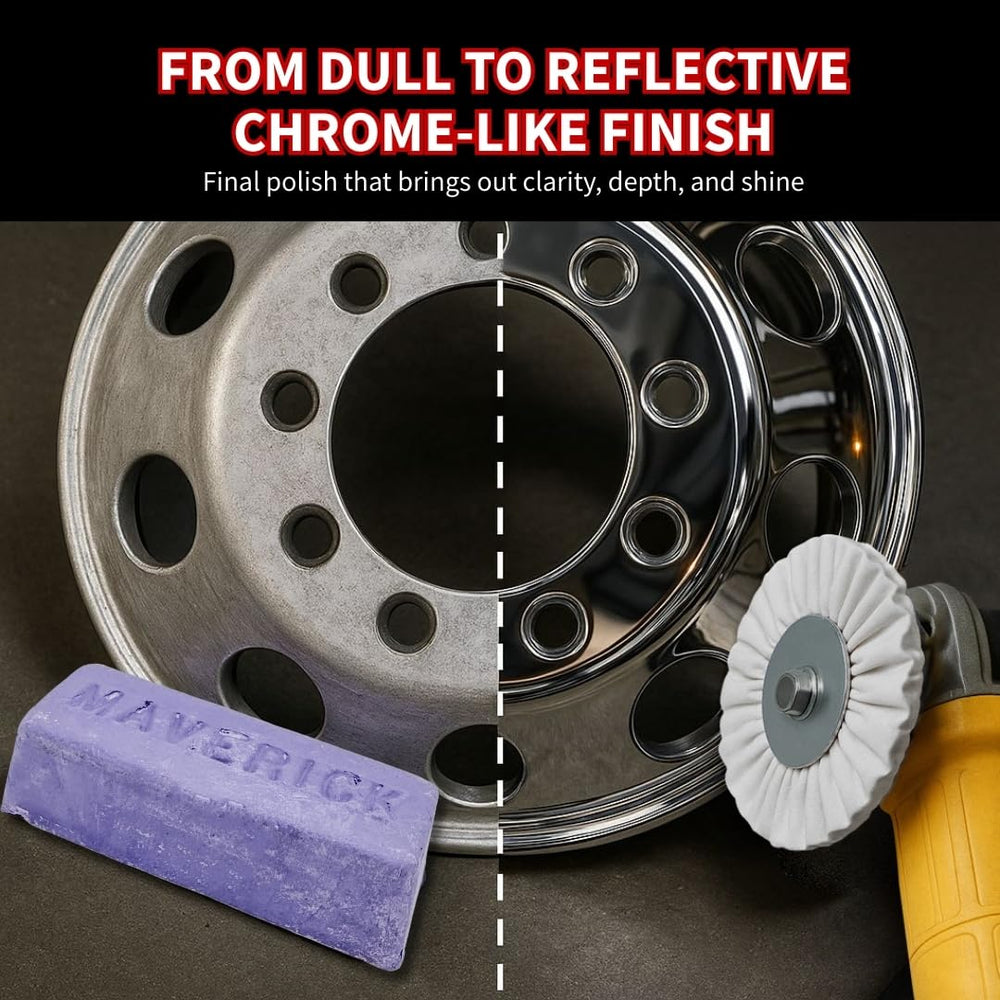 Renegade 2.5 lb polishing bar offers long-lasting use across multiple parts.