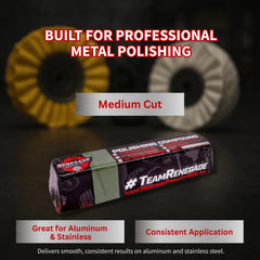 Renegade Q36 One-Step Polishing Bar removes oxidation on metal surfaces.