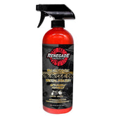 Renegade Q16 spray polish bottle ready for even coverage on metal surfaces.