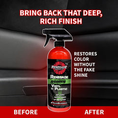 Renegade Rebel UV Shield protects plastics from sun fade
