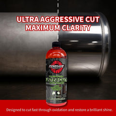 Renegade Ultra Cut Metal Polish ideal for trucks, motorcycles, and boats.