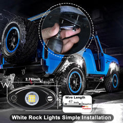 RENMAII-LIGHT IP68 waterproof rating ensures reliable operation in rain.