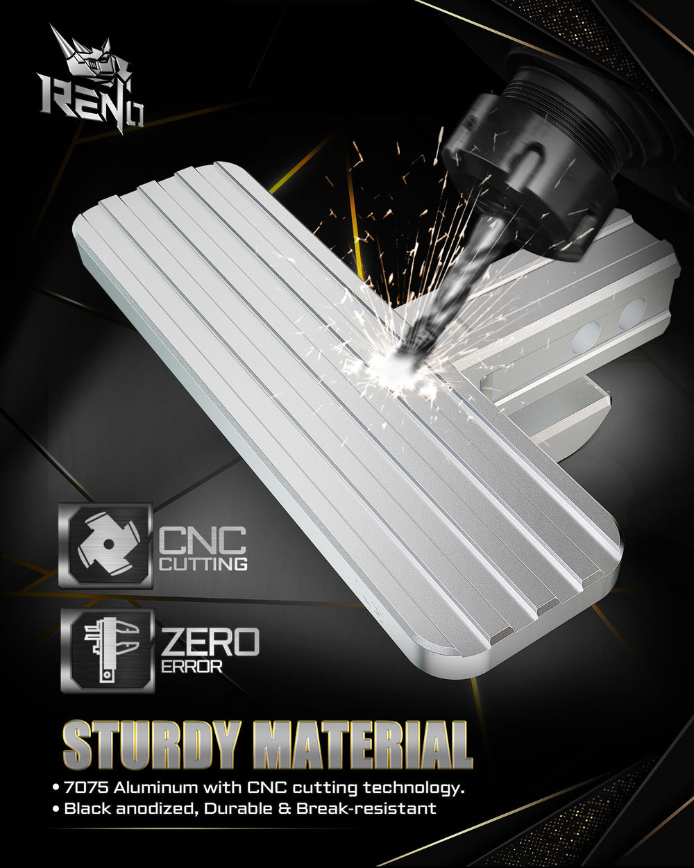 Reno bumper step installed quickly in under five minutes.
