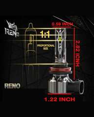 RENO H11 fanless design showcased for silent operation and reliable performance