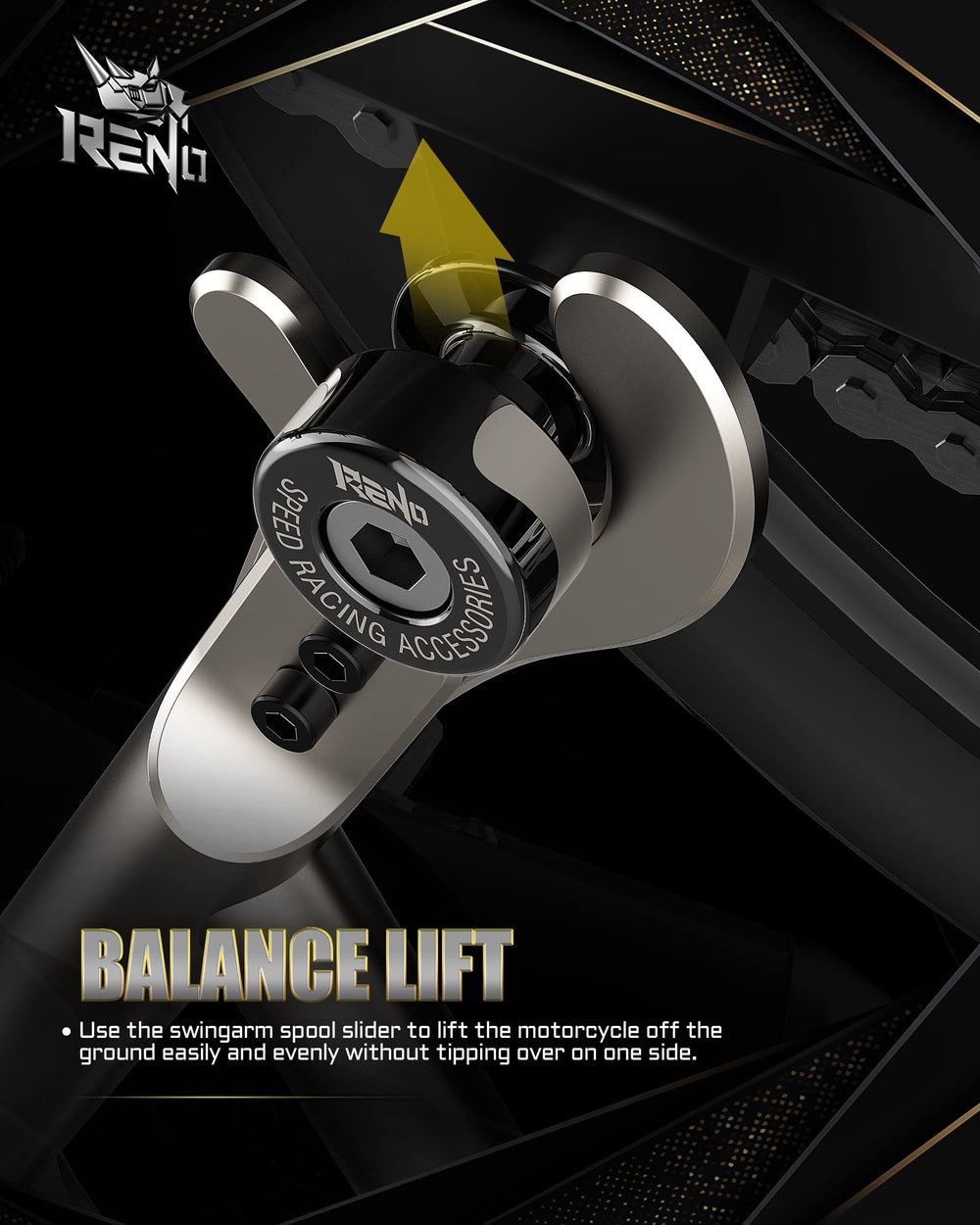 Reno SP1-M8 installation kit includes washer for flush mounting.