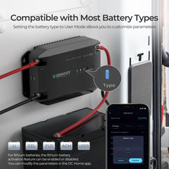 Renogy DC to DC charger 12V 20A compact design fits tight spaces