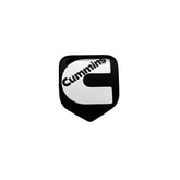 REOPEAI Cummins emblem on front grille with 3D nameplate in black chrome.