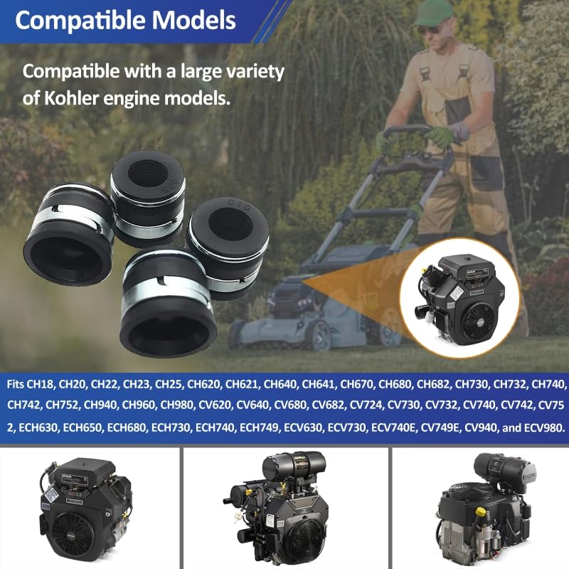 REPLACEMENTKITS.COM Kohler-compatible seals cover CH and CV model families for broad engine compatibility