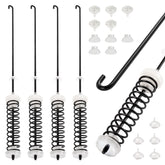 Replizo W10780045 suspension rod kit, front view, reduces vibration for smoother cycles.