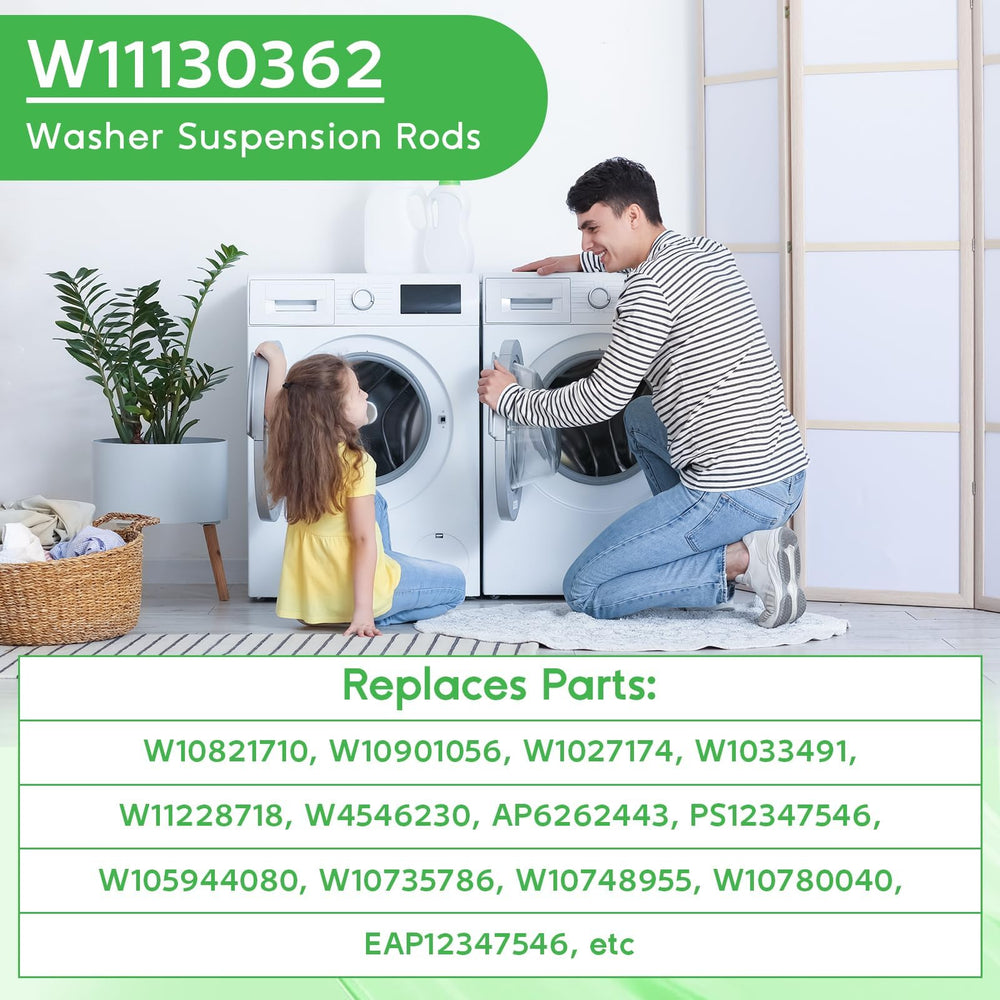 Replizo W11130362 upgraded design dampening visible in rod assembly