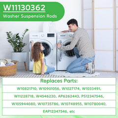 Replizo W11130362 upgraded design dampening visible in rod assembly
