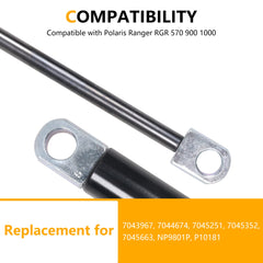 Compact dump bed shock designed for RGR 570/900/1000 models.