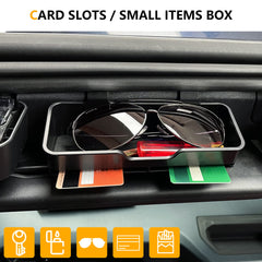 RERPRO sunglasses holder driver-side view shows quick-access attachment.