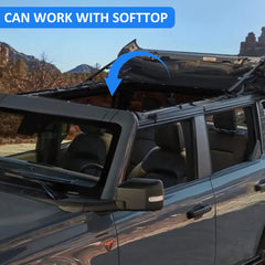 RERPRO sunshade uses high-density PVC for durable Bronco protection