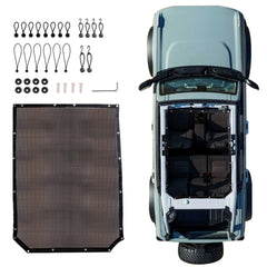 RERPRO sunshade for Ford Bronco 4-door full-length blocks sun for a cooler ride