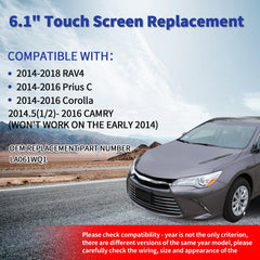 RESNAVSCREN OEM-navigation-screen match ensures precise fit with Toyota infotainment.